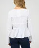 Load image into Gallery viewer, Lou Lou Tie LS Top - White