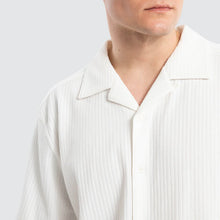 Load image into Gallery viewer, Casanova Cropped Resort Shirt - White