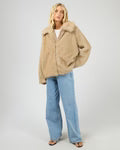Load image into Gallery viewer, Sable Faux Fur Zip Coat - Multi