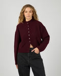 Load image into Gallery viewer, Rosalia Cardigan - Wine