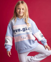 Load image into Gallery viewer, Division Panel Hoodie - Cornflower