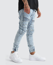 Load image into Gallery viewer, Viper Denim Jogger - Portland Blue