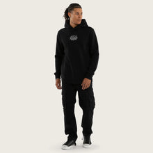 Load image into Gallery viewer, Risen Dual Curved Hoodie - Jet Black