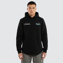 Load image into Gallery viewer, Break Dual Curved Hoodie - Jet Black