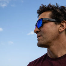 Load image into Gallery viewer, Rambler Sport - Matte Black LIT Polar Blue