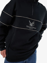 Load image into Gallery viewer, Glory Quater Zip Fleece - Washed Black