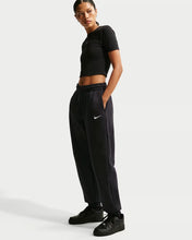 Load image into Gallery viewer, Womens Nike Pheonix Fleece HR OS Pant 2 - Black