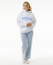 Load image into Gallery viewer, Varsity Hoodie - Grey Marle/Mid Blue