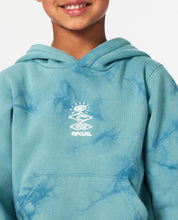 Load image into Gallery viewer, Grom Energy Tie Dye Hoodie - Blue Lagoon
