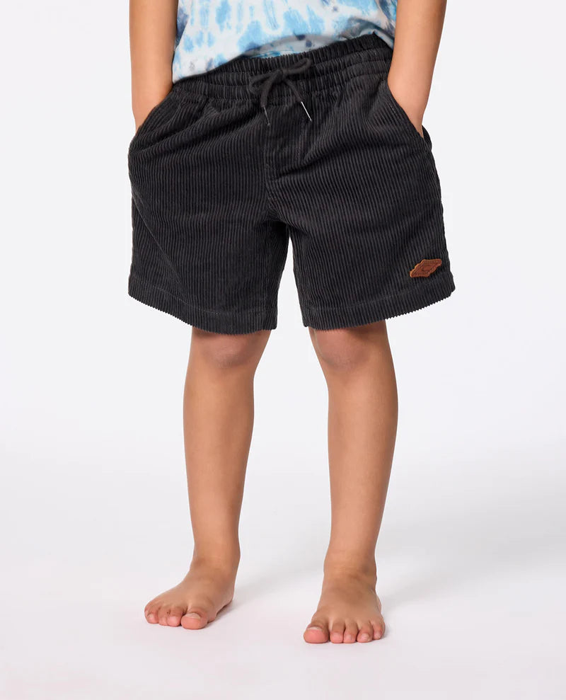 Surf Cord Volley - Washed Black