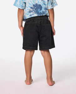 Surf Cord Volley - Washed Black