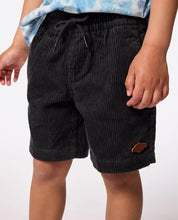 Load image into Gallery viewer, Surf Cord Volley - Washed Black
