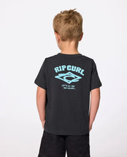 Load image into Gallery viewer, Wave Dayz Logo Tee - Washed Black
