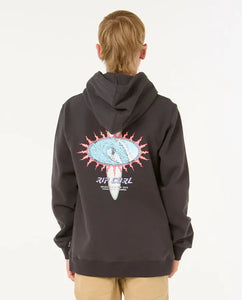 Raw Energy Skull Hood - Black