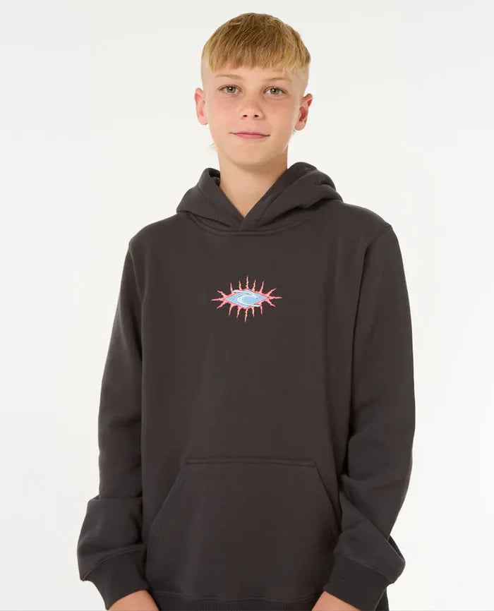 Raw Energy Skull Hood - Black