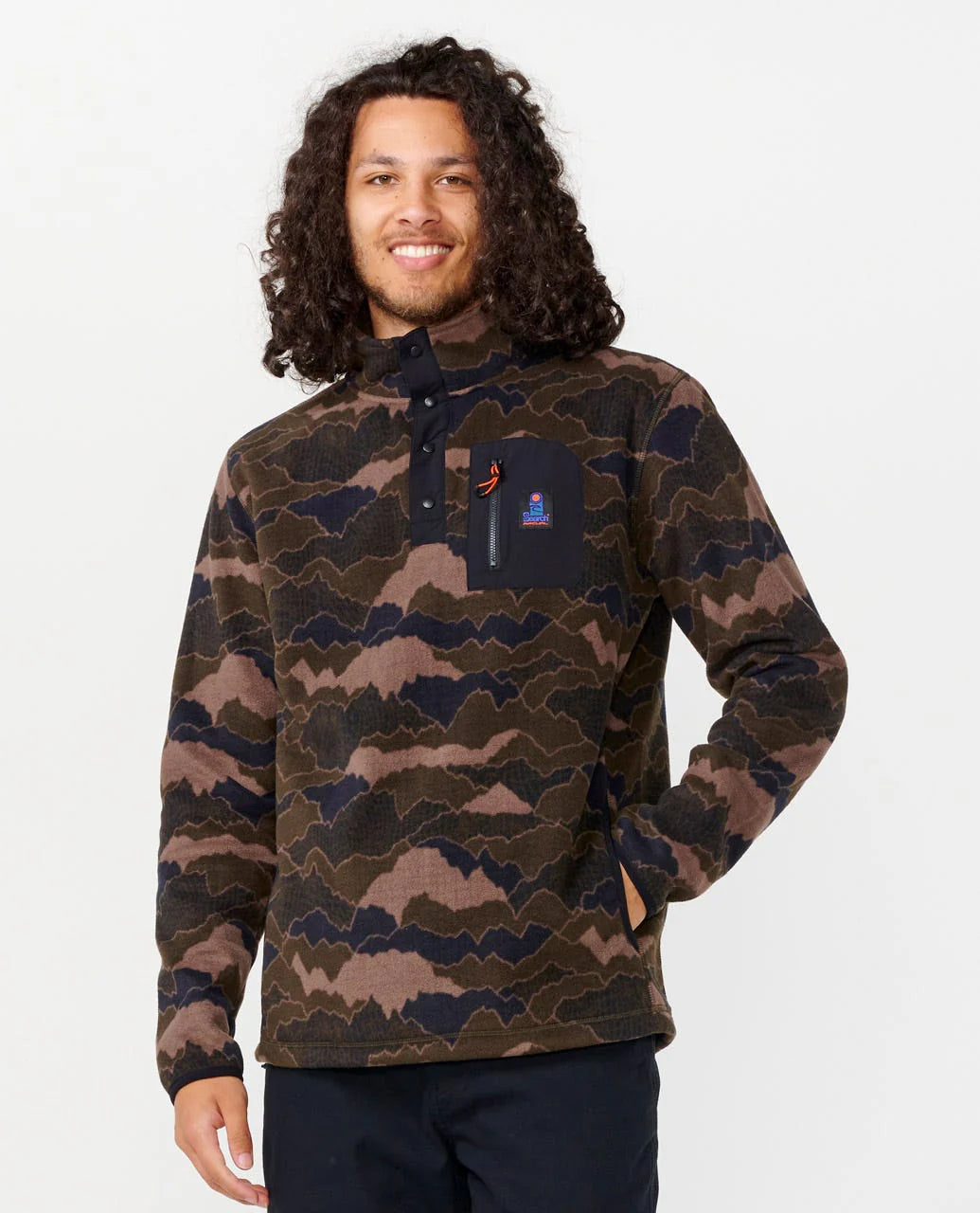 Search Polar Fleece Crew - Camo