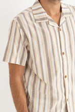 Load image into Gallery viewer, Vacation Stripe SS Shirt - Tobacco
