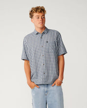 Load image into Gallery viewer, Classic Surf Check S/S Shirt - Light Navy
