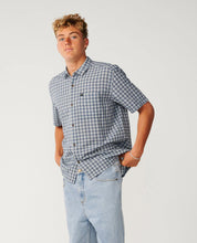 Load image into Gallery viewer, Classic Surf Check S/S Shirt - Light Navy
