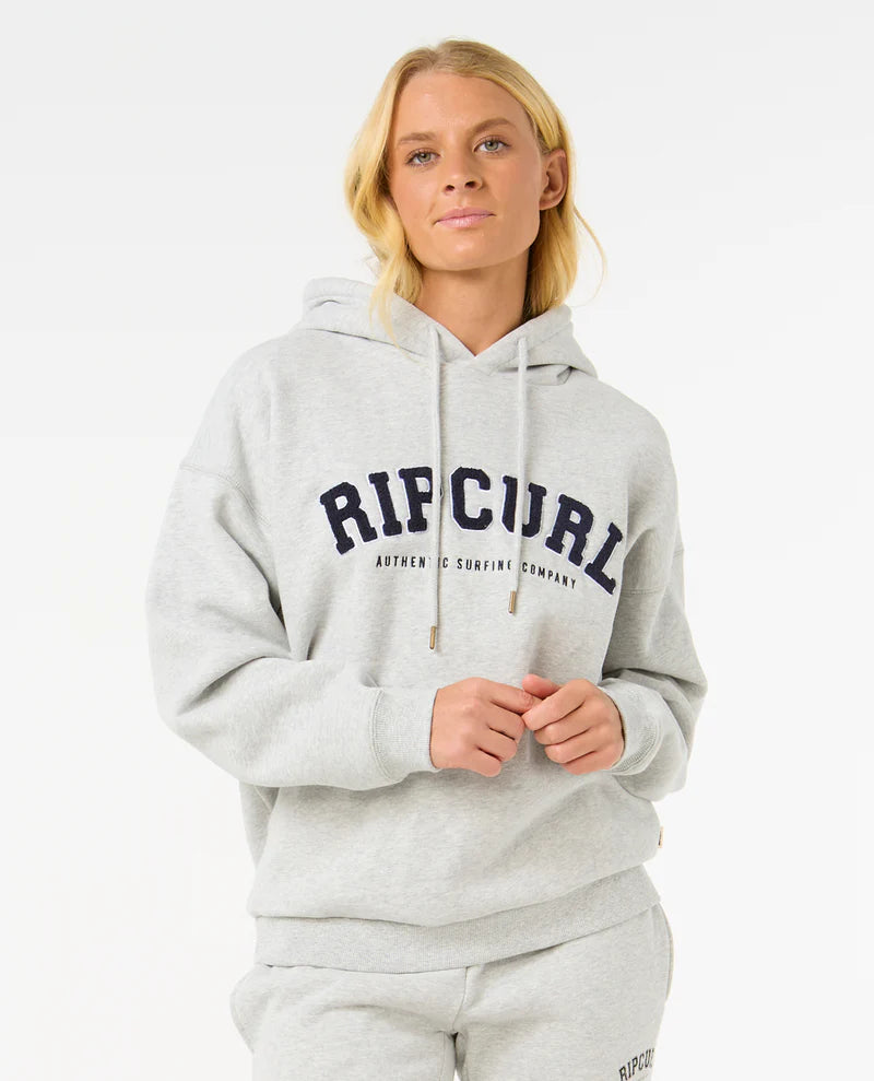 Varsity Hoodie - Grey Marle