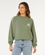 Load image into Gallery viewer, Sports Dept Drop Shoulder Crew - Washed  Green
