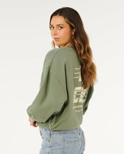 Load image into Gallery viewer, Sports Dept Drop Shoulder Crew - Washed  Green

