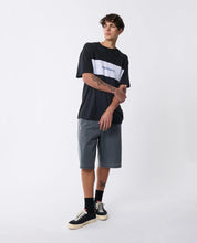Load image into Gallery viewer, Undertow Tee. Black/White

