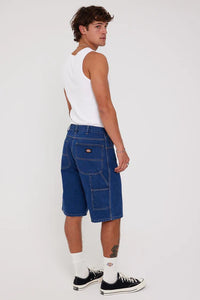 11'' Relaxed Fit Carpenter Denim Short - Stone Washed Indigo