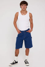 Load image into Gallery viewer, 11&#39;&#39; Relaxed Fit Carpenter Denim Short - Stone Washed Indigo
