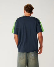 Load image into Gallery viewer, Archive Up Top Panel Tee. Dark Navy
