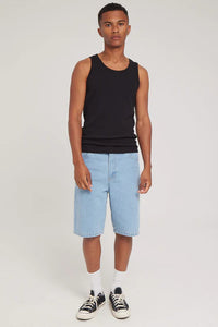 11'' Relaxed Fit Carpenter Denim Short - Light Indigo