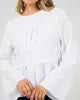 Load image into Gallery viewer, Lou Lou Tie LS Top - White
