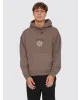 Load image into Gallery viewer, Stagger Slouch Pull on Cropped Hood - Clay Smoke
