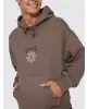 Load image into Gallery viewer, Stagger Slouch Pull on Cropped Hood - Clay Smoke
