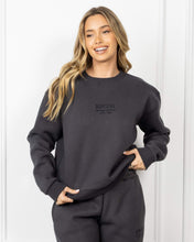 Load image into Gallery viewer, Surf Staple Relaxed Crew - Washed Black
