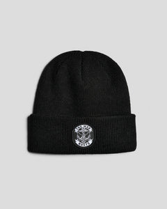 Drop Anchor Relaxed Fit Beanie - Black