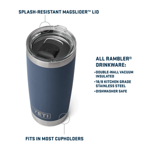 Rambler 20oz Tumbler MS - Moon Dust