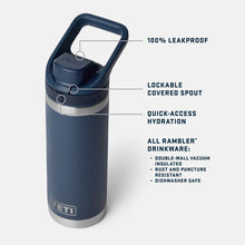 Load image into Gallery viewer, Rambler R18 Flip Chug Bottle - Navy
