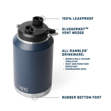 Load image into Gallery viewer, Rambler One Gallon Jug 2.0 - Navy
