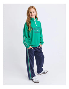 Ultimate 1/4 Zip Crew - Green