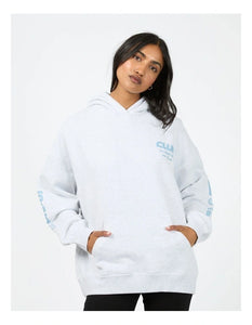 Club Relaxed Hoodie - Snow Marle