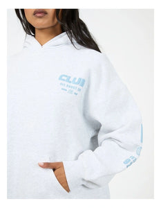 Club Relaxed Hoodie - Snow Marle