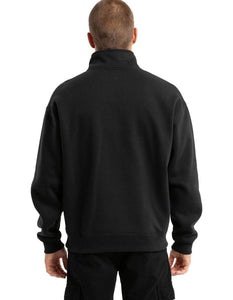 Merch 1/4 Zip Sweater - Anthracite Black