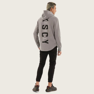 Wander Dual Curved Hoodie - Pigment Frost Grey