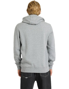 Retro Lock Up Hoodie - Grey Heather