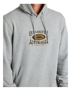 Retro Lock Up Hoodie - Grey Heather