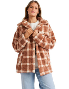 Dusty Road Jacket - Rose Brown