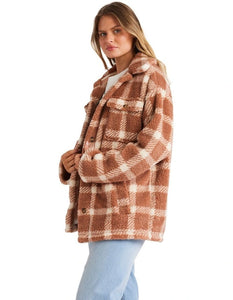 Dusty Road Jacket - Rose Brown