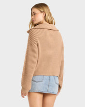Load image into Gallery viewer, Sun Zippy Sweater - Truffle
