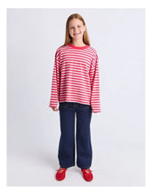 Load image into Gallery viewer, Brooklyn Stripe Long Sleeve - Berry
